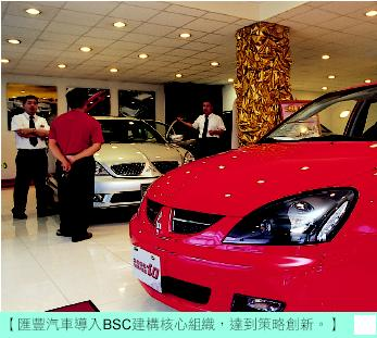 匯豐汽車導入BSC建構核心組織，達成策略創新