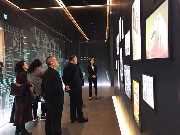 其他樓層則分別是發明家的時代、企業革新的時代、創造的時代等，導覽過程多以互動方式呈現。