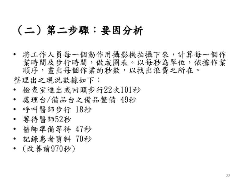 (二)第二頻驟：要因分析