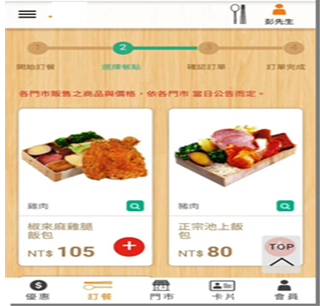 「雲端訂餐交易」子系統