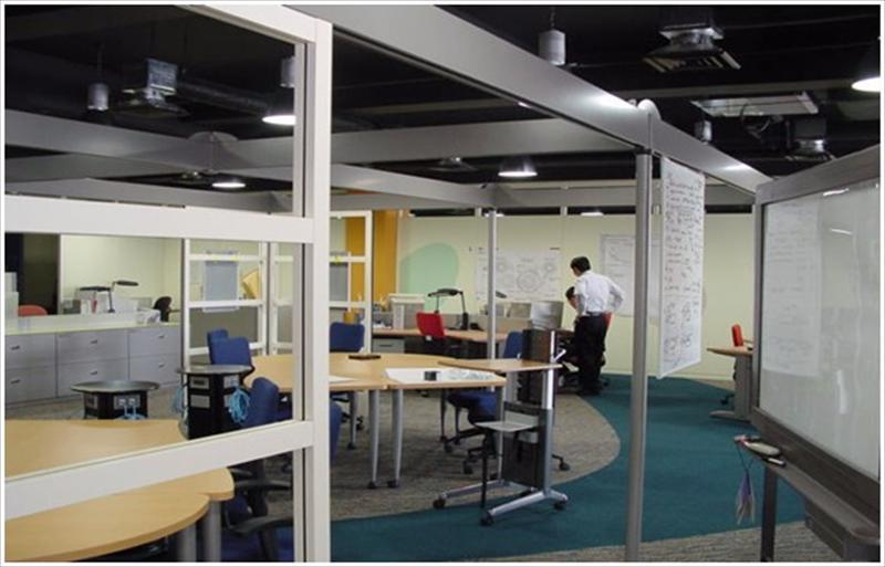 部分島型辦公環境