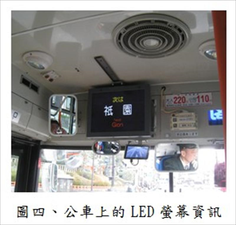 公車上的LED螢幕資訊