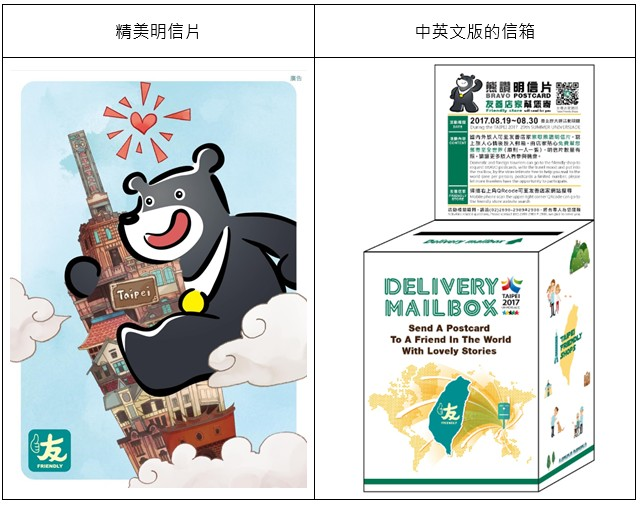 台北市熊讚明信片