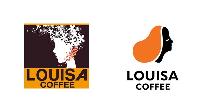 品牌重塑，視覺識別翻新_LOUISA COFFEE
