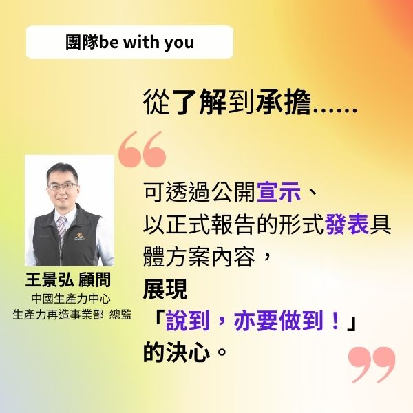 王景弘 顧問中國生產力中心生產力再造事業部 總監