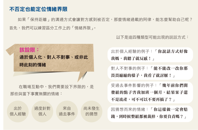 不否定也能定位情緒界限