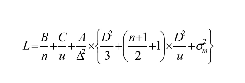 最適條件下的綜合損失L為